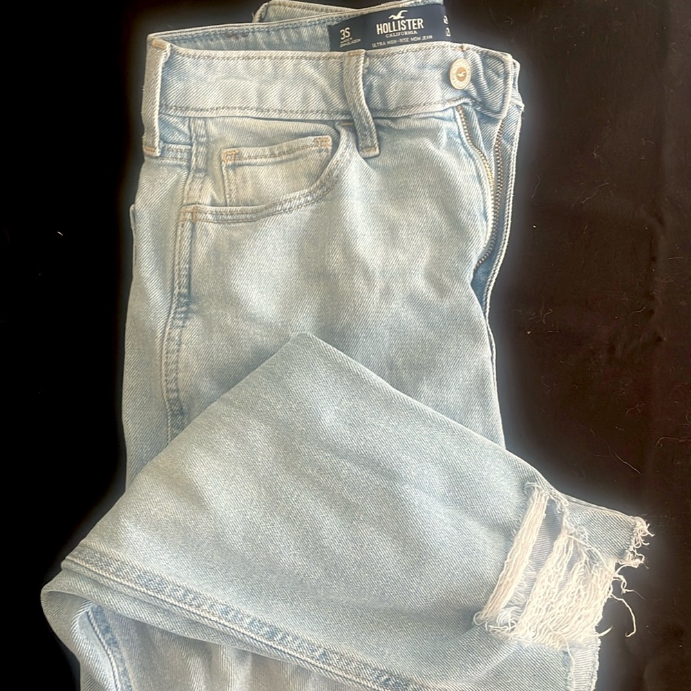 Girls Hollister Ultra High Rise Mom Jeans 3S